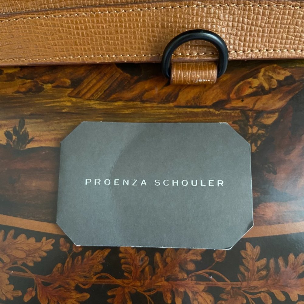 Proenza Schouler Tote Ps11 Brown Leather Bag - Picture 13 of 14